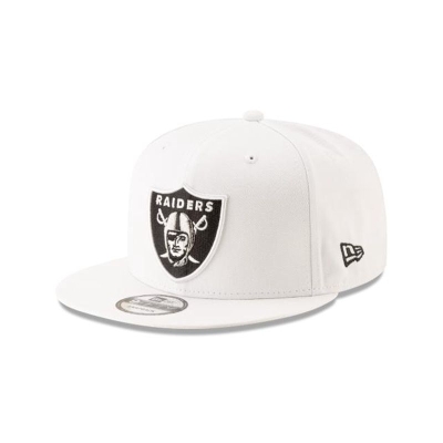 Las Vegas Raiders Gorra | New Era NFL Basic 9fifty Snapback Cap Mexico - Blancos